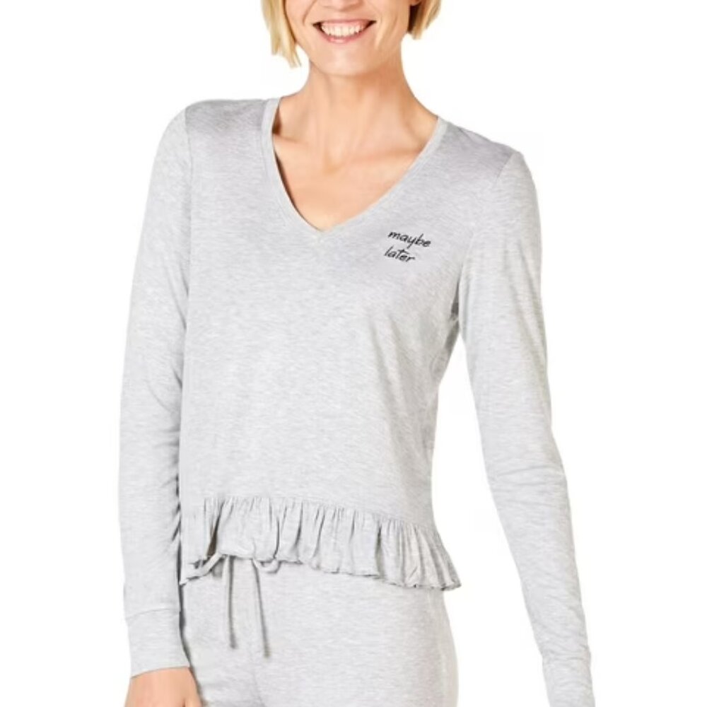 Jenni Maybe Later Comfy Sleepwear Pajama Top